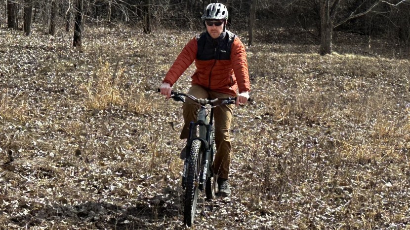 insulated jacket - if you plan on picking up the pace, a super lofty jacket won&#039;t do...