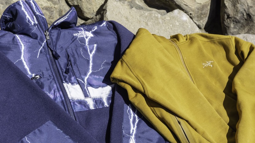 fleece jacket men - heavy weight options like the jacket on the left boasts excellent...