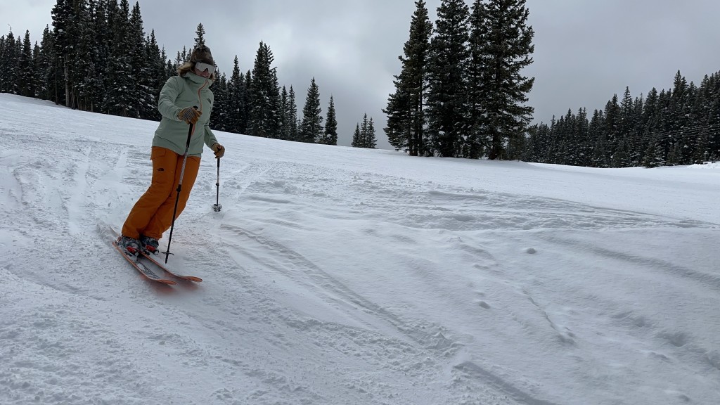 the north face thermoball eco snow triclimate 3-in-1 for women - zipping around in the versatile triclimate jacket on a greybird day...