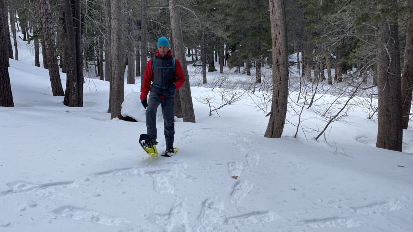 tubbs flex vrt - this snowshoe can handle almost anything you throw at it.