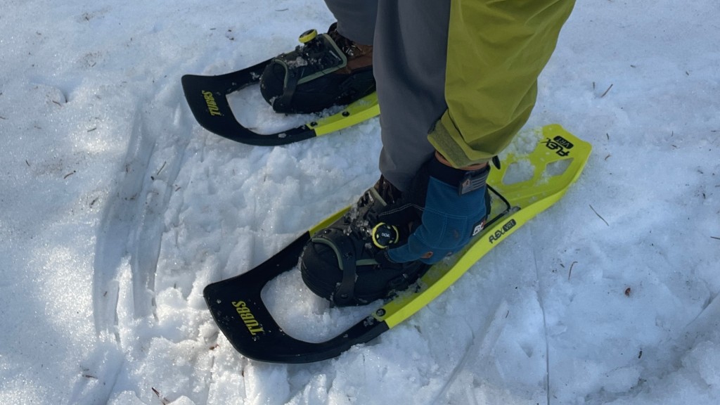 snowshoes - we found the boa system to be very glove-friendly.