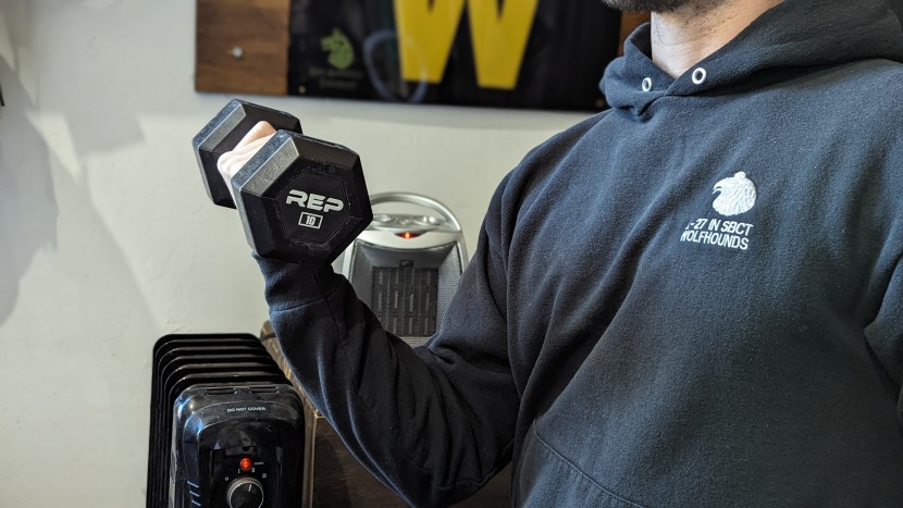 rep rubber coated hex - morning workouts during spring can still be quite cold; our testing...