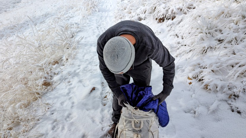 down jacket men - the mountain hardwear ghost whisperer practically disappears inside...