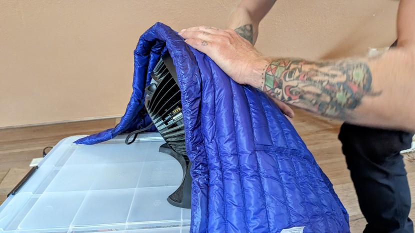 mountain hardwear ghost whisperer - the ghost whisperer performed well in our wind resistance fan test.