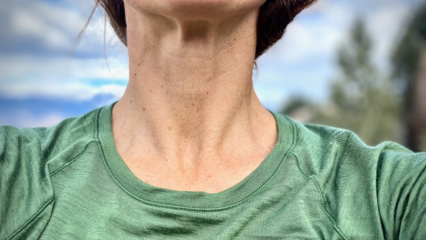 smartwool classic all-season merino for women - the open neck line aids in breathability, but doesn&#039;t add a ton of...