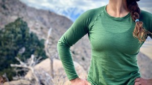 The Smartwool Classic All-Season features a slim-fitted design...