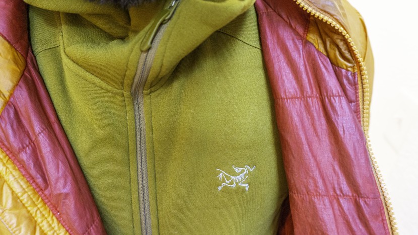 arc&#039;teryx kyanite hoody - we were able to use this fleece as an under or outer layer.
