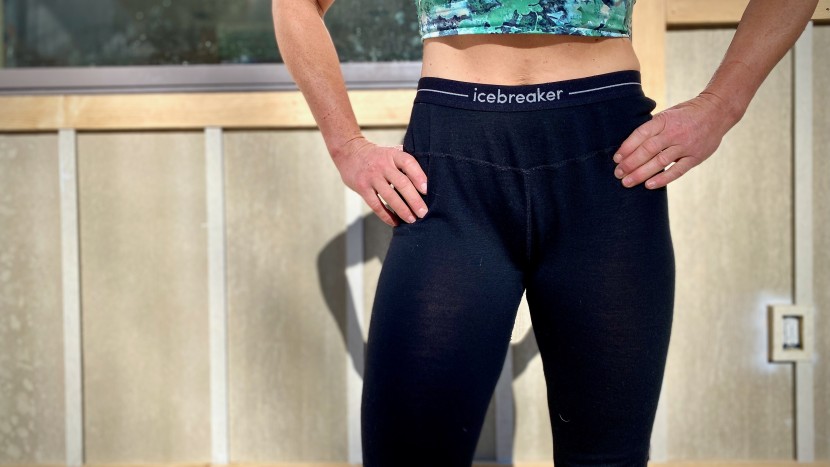 a flattering high-waisted design, flatlock seams, and 100% merino...