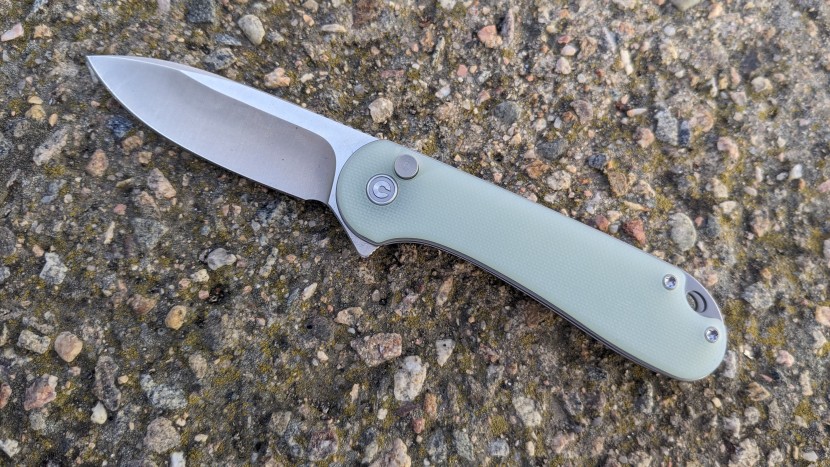 civivi button lock elementum ii - a value knife with a top-tier blade.