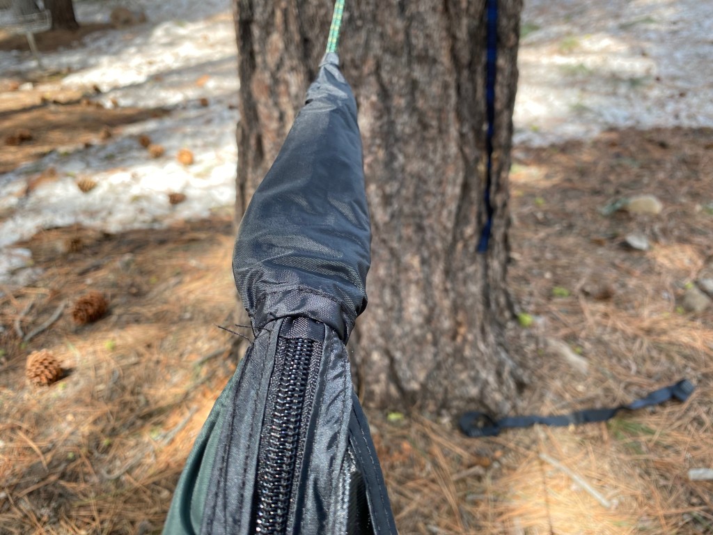 hammock - the hennessy expedition asym zip features a beefy zipper along with...