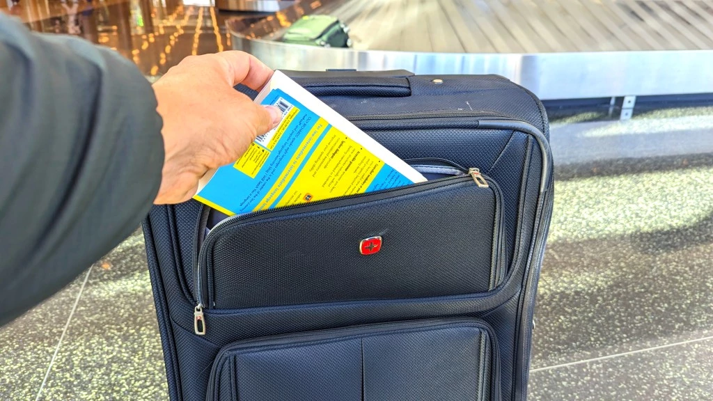 luggage - quick-access exterior pockets are a simple but highly useful feature.