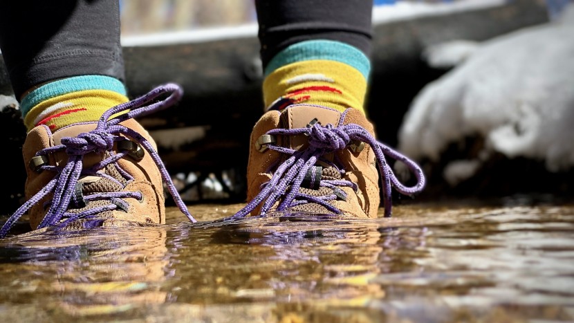 columbia crestwood mid for women - the waterproof upper kept our feet warm and dry, whether fully...