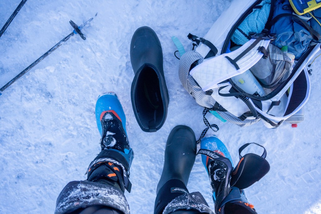 rain boots - there's nothing better to slip into than an insulated rain boot...