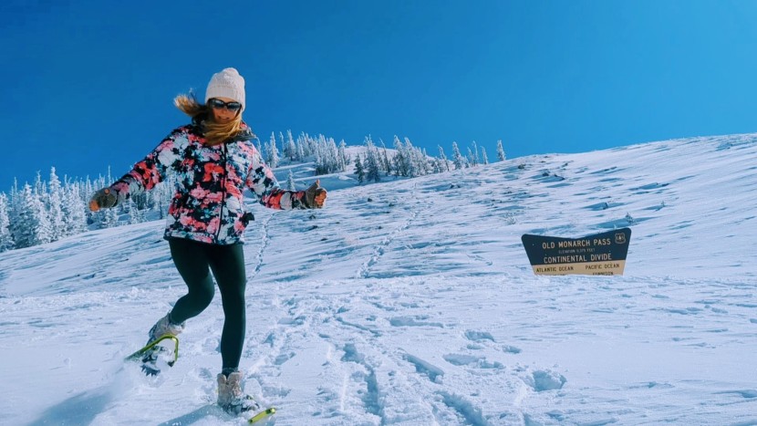 snowshoes womens - with the range- mtn&#039;s, we found it easy to move freely as we jogged...