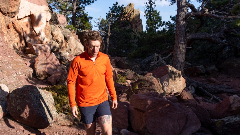 rei co-op midweight half-zip - breathability is quite exemplary for such a heavy base layer, either...