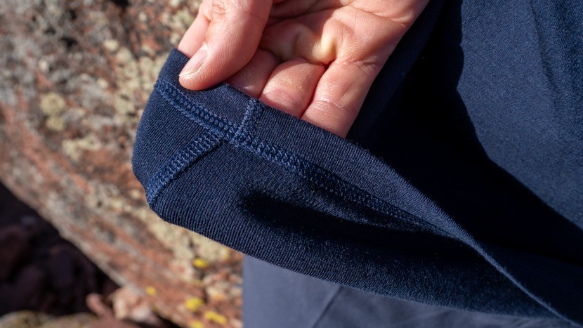 smartwool classic thermal merino 1/4 zip - although most any merino wool fabric is prone to damage by abrasion...