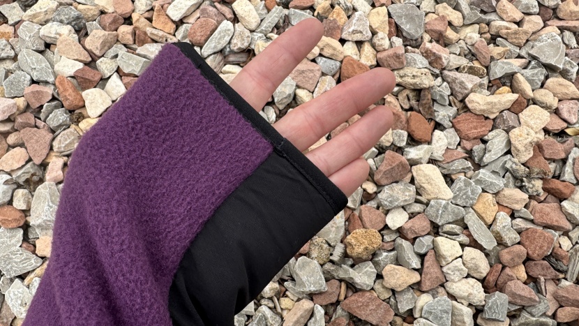 the north face denali for women - the simple elastic cuffs, unfortunately, do not have thumbholes, but...