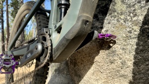 Downtube and motor protection built in, access to the removable...