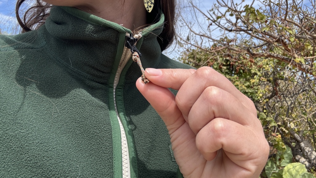 rei co-op trailmade fleece for women - we appreciate the larger zipper with a fleece-lined chin protector...