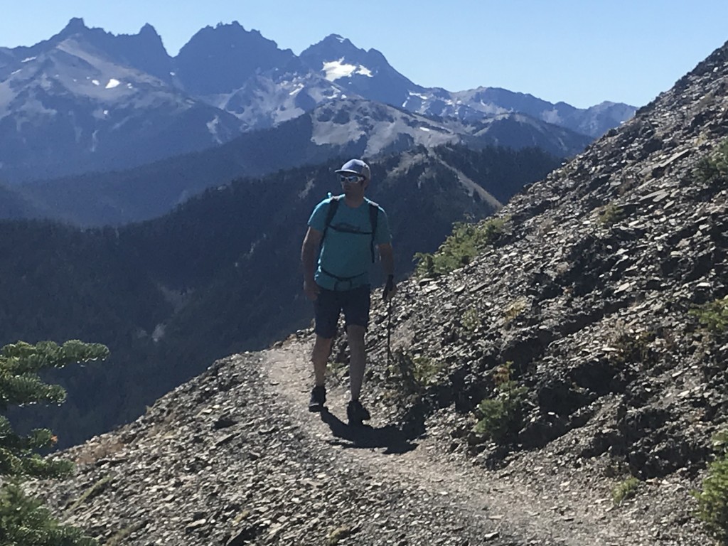 hiking shoes men - traversing the olympic high divide, the mountain trainer lites...