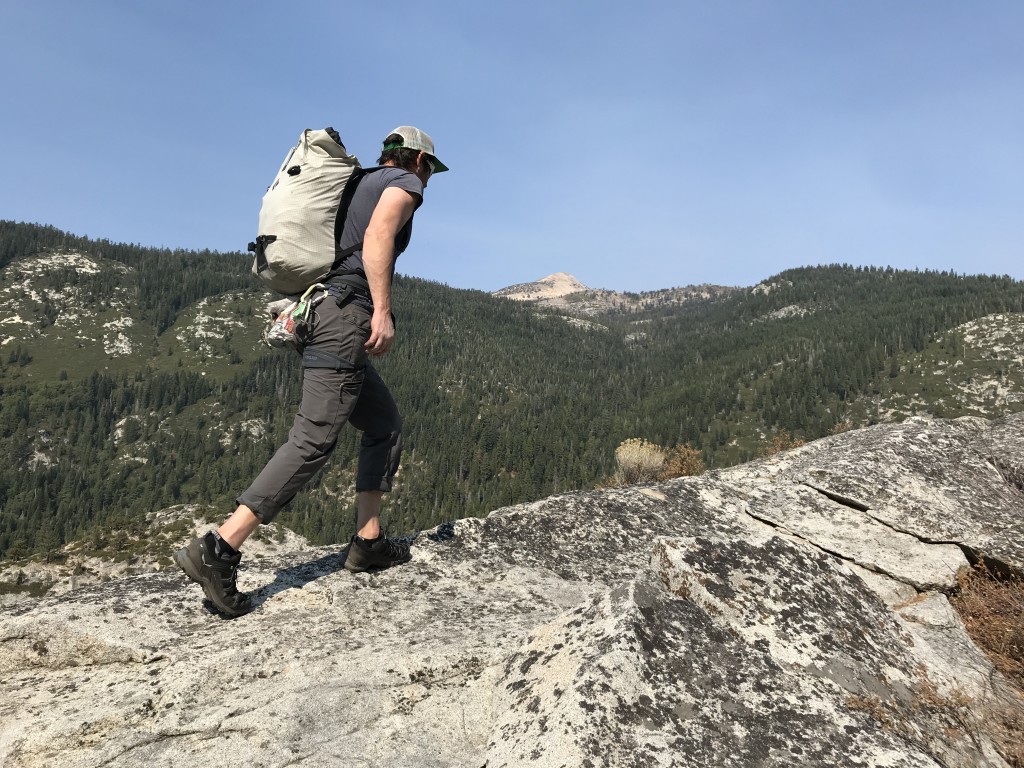 hiking shoes men - after finishing a technical climb, the mountain trainer lite gripped...