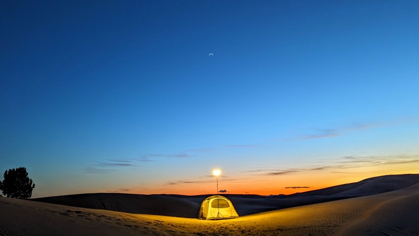 goal zero skylight - all done with today&#039;s testing. getting ready to call it a wrap.