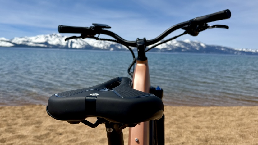 ride1up lmt&#039;d v2 - the ergonomically engineered saddle is firm but comfortable; this...