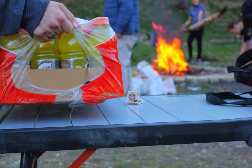camping list - a portable camping table provides some much-appreciated order (and...