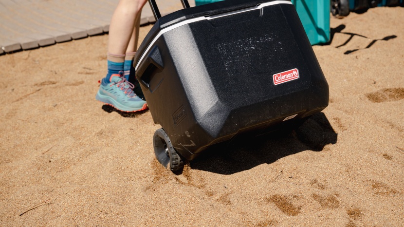 coleman xtreme 50 with wheels - for a budget cooler, the coleman 50 performs surprisingly well...