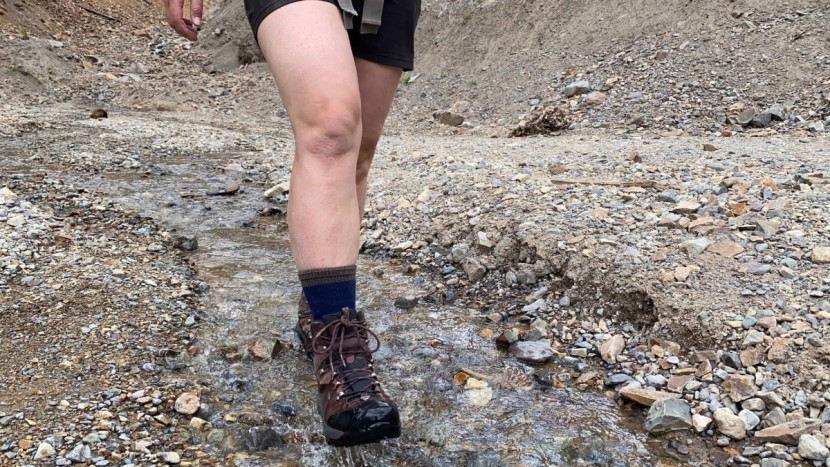 hiking socks - no better way to test drying capabilities than in the field.