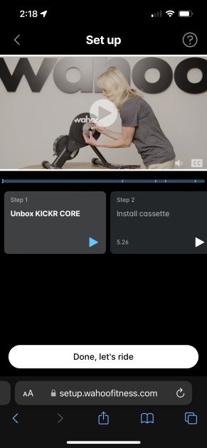 if you follow the qr code on the box, wahoo has clear and easy to...