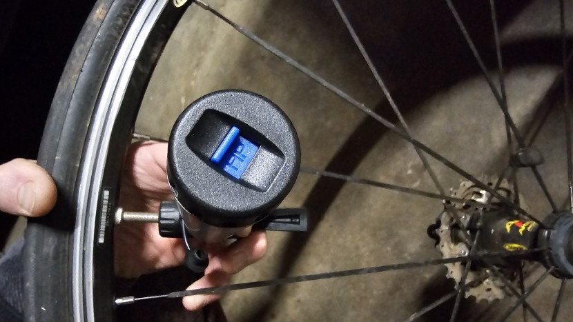 frame pump - the switch on the butt of the biketube air handler mini that allows...