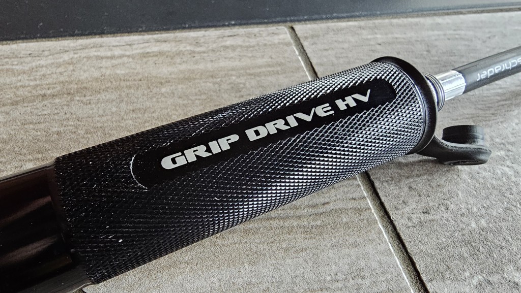 frame pump - the lezyne grip drive hv has a knurled handle that makes it easy to...