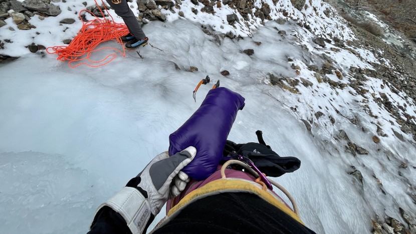 the mountain hardwear ghost whisperer packs uber tiny, and easily...