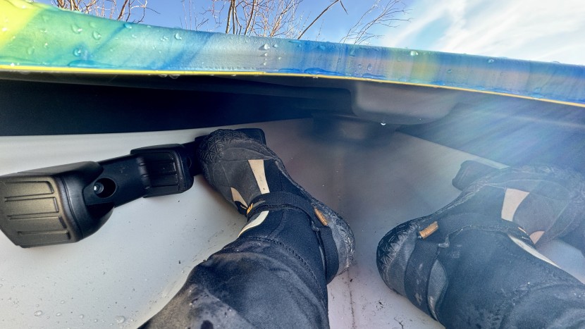 pelican argo 100x exo - although the footrests are not adjustable, there are four molded...