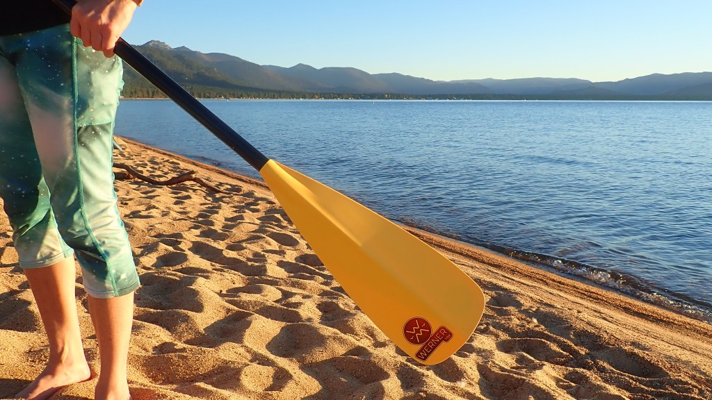 sup paddle - the werner vibe's blade feels heavier than others when transporting...