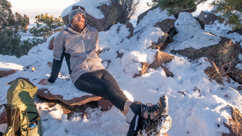 the smartwool intraknit thermal merino 3/4 bottoms were great on...