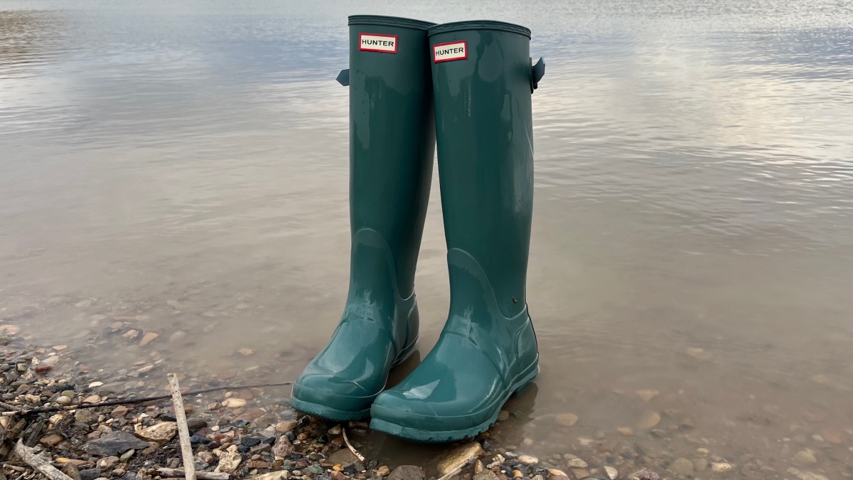 Hunter back adjustable wellies best sale