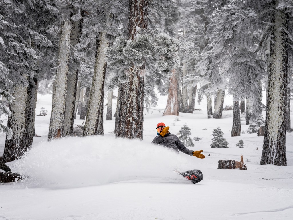snowboard - a perfect testing day on the optimistic.
