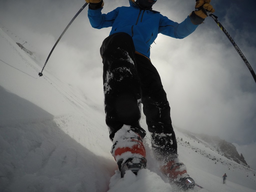 ski boots - a strong internal structure and smooth outer shell ensure...