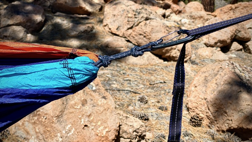 the hammock-grade carabiners have been updated to be more secure and...