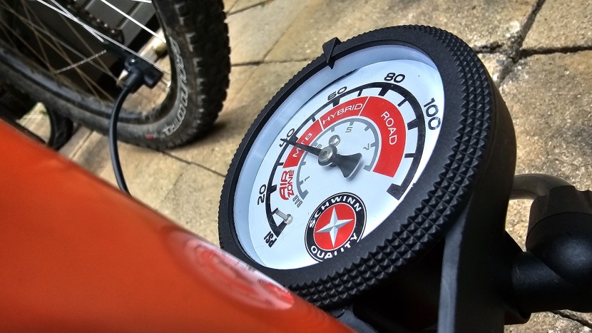 schwinn air center plus - the gauge on the schwinn air center plus is a unique display that...