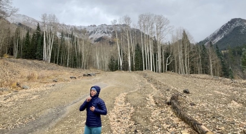 rab microlight alpine jacket for women - for higher output activities, you&#039;ll want cold temps to not overheat...