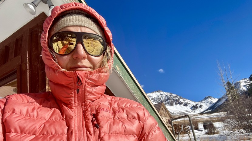 marmot highlander hoody for women - we love the bright (but not obnoxious) colorway of this jacket.