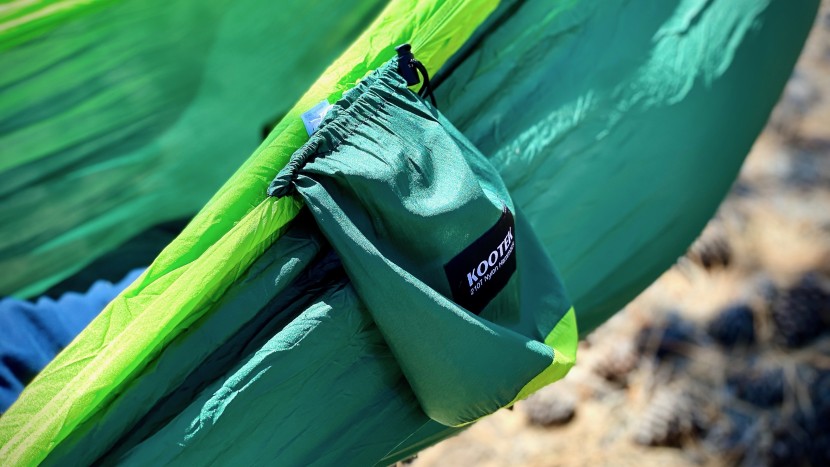 kootek portable - the attached stuff sack also doubles as a pocket to store small...