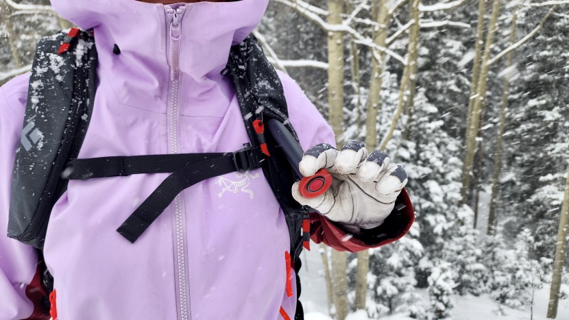 avalanche airbag - the jetforce pro system can be turned on directly from the trigger...