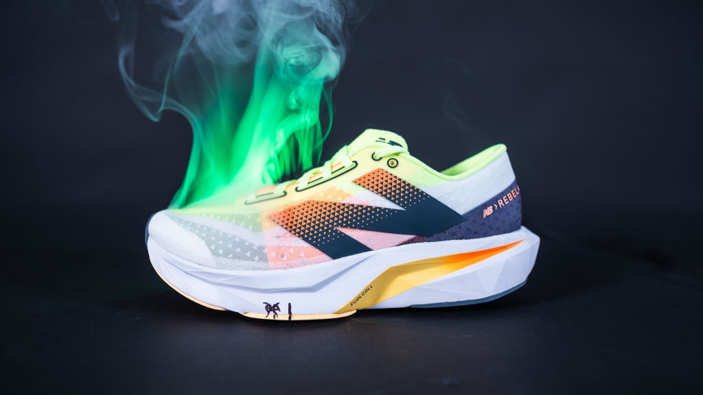 new balance fuelcell rebel v4 - the synthetic mesh is highly breathable.