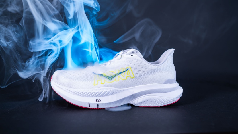 hoka mach 6 - the upper of the mach 6 is quite breathable.