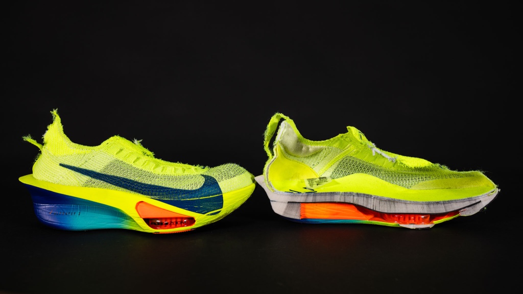 nike alphafly 3 - this wild-looking shoe is still very comfortable, with a smooth...