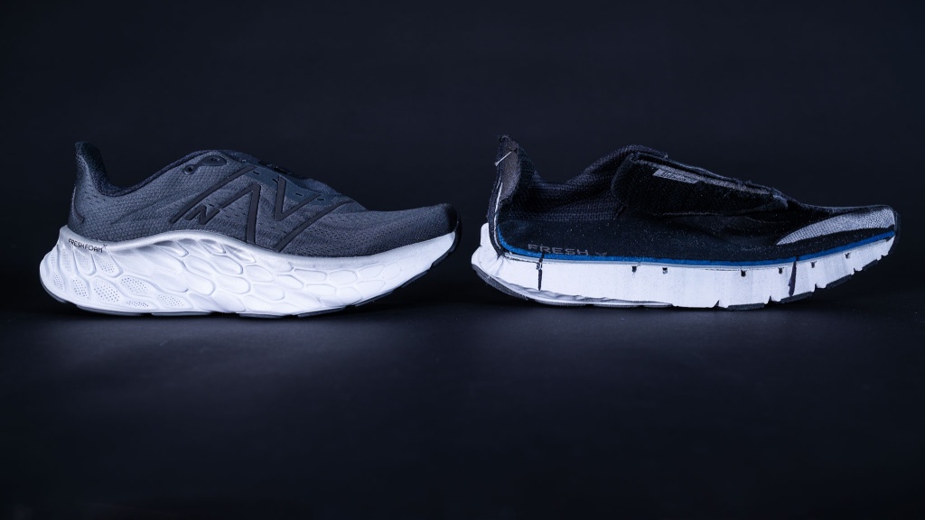 new balance fresh foam x more v4 - the upper is comfortable, but pretty standard.